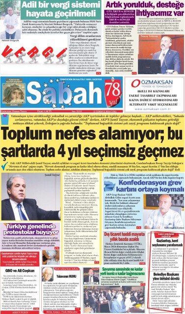 12 Temmuz 2024 Gaziantep Sabah Gazetesi