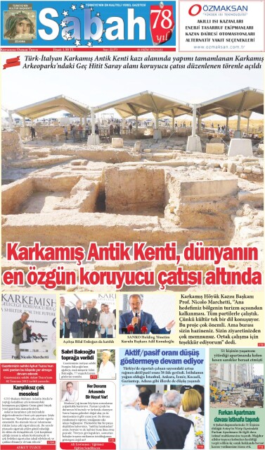 01 Ekim 2024 Gaziantep Sabah Gazetesi