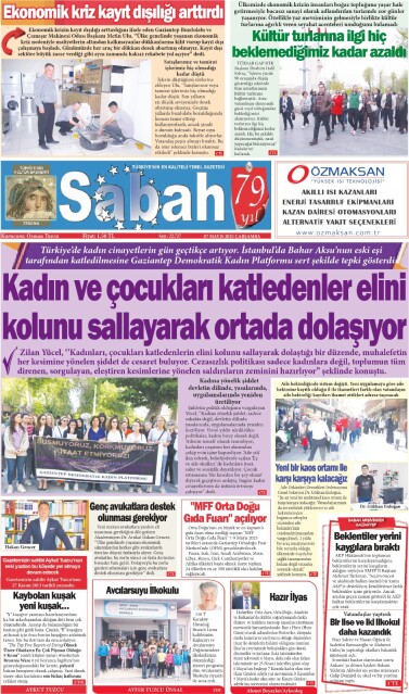 07 Mayıs 2025 Gaziantep Sabah Gazetesi