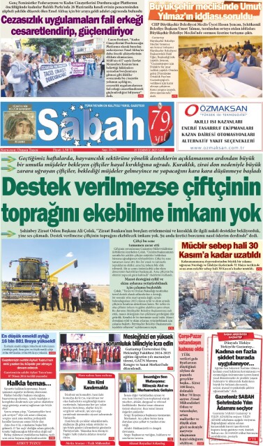 15 Temmuz 2025 Gaziantep Sabah Gazetesi