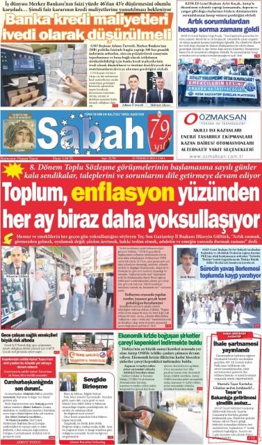 25 Temmuz 2025 Gaziantep Sabah Gazetesi