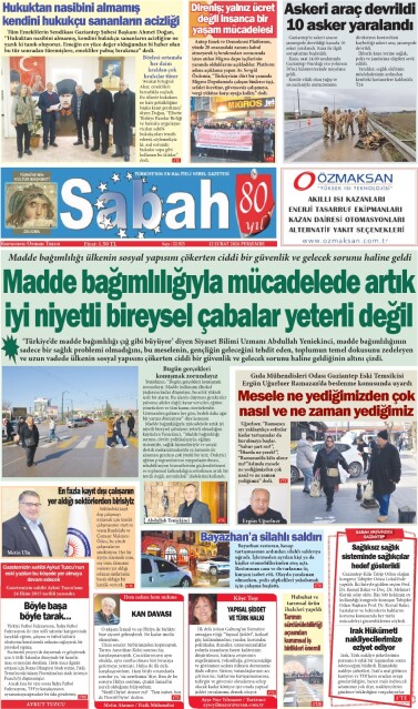 12 Şubat 2026 Gaziantep Sabah Gazetesi