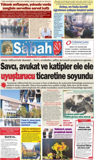 06 Nisan 2026 Gaziantep Sabah Gazetesi