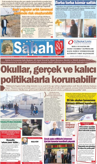 22 Nisan 2026 Gaziantep Sabah Gazetesi