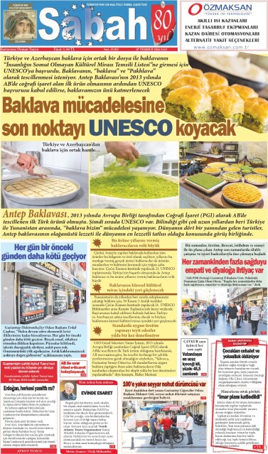 07 Temmuz 2026 Gaziantep Sabah Gazetesi