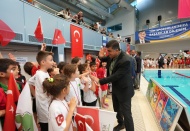 Yüzme şenliğine 441 sporcu katıldı