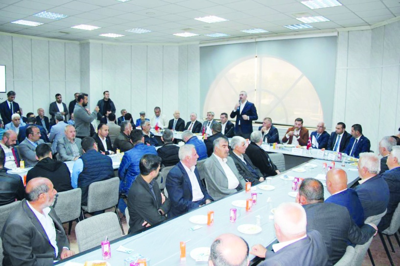 AKP milletvekili adayları GTB’yi ziyaret etti
