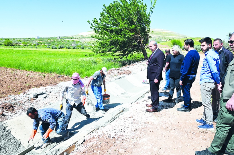 Oğuzeli'nde çiftçiye sulama kanalı müjdesi