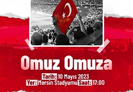 Binlerce futbolsever, TFF omuz omuza gösteri maçı için bir araya gelecek