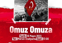 Binlerce futbolsever, TFF omuz omuza gösteri maçı için bir araya gelecek