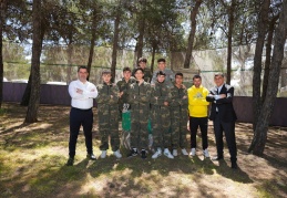 4. Geleneksel Paintball Gençlik Kupası için 14 okuldan 98 öğrenci yarıştı
