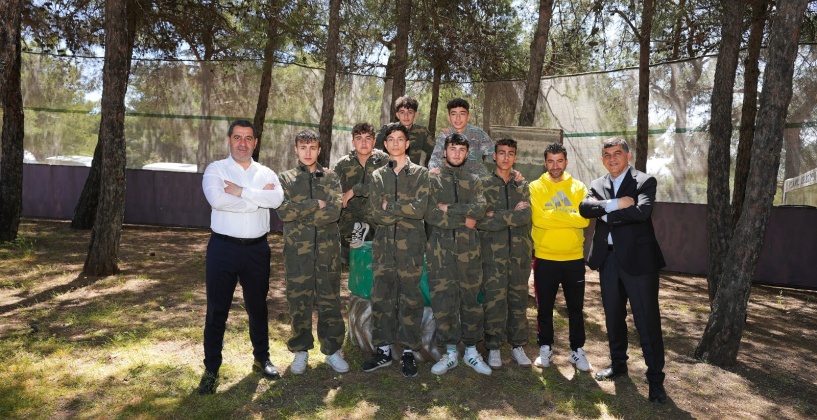 4. Geleneksel Paintball Gençlik Kupası için 14 okuldan 98 öğrenci yarıştı