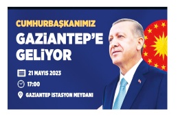 Erdoğan, yarın Gaziantep’te
