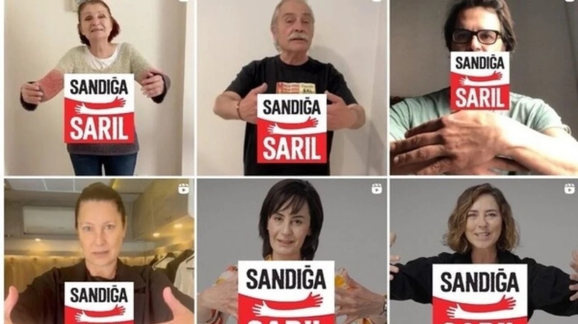 “Demokrasi, özgürlük, adalet için sandığa sarıl”