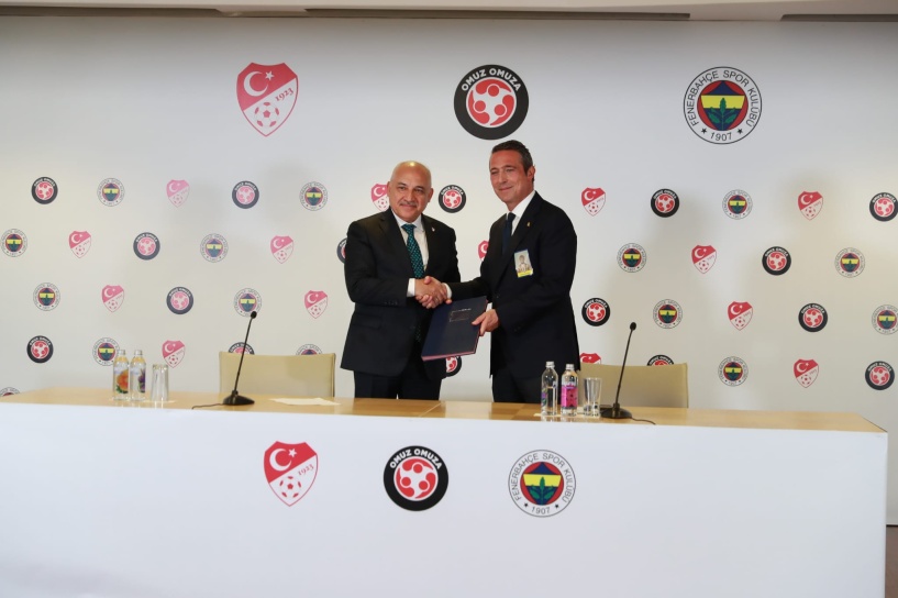 TFF ile Fenerbahçe Arasında Omuz Omuza Kampanyası Bağış Protokolü İmzalandı