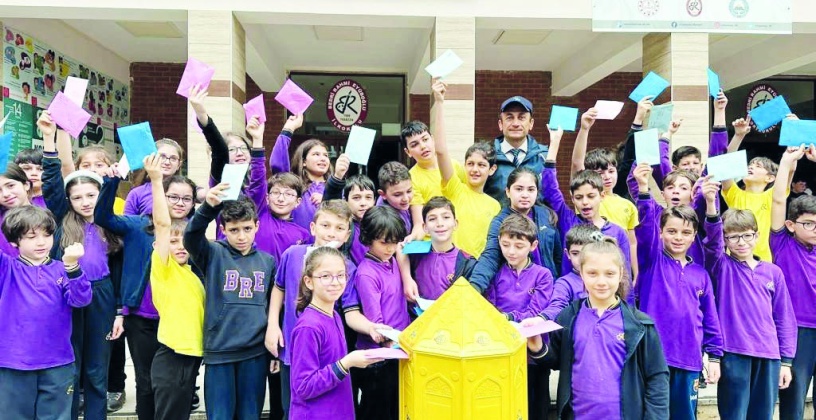 İslahiye’deki okula kardeş mektubu