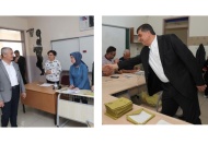 Tahmazoğlu ve Fadıloğlu oylarını kullandı