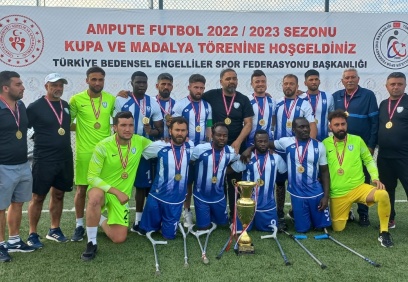 TFF, Şahinbey Ampute ekibini kutladı