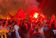 Galatasaray coşkusu sokaklara taştı