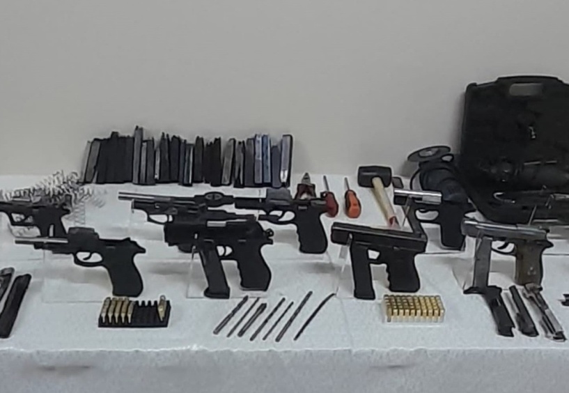 Kaçak silah imalathanesine baskın