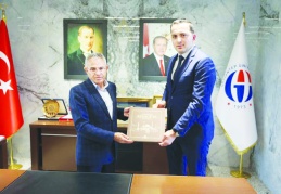 BİK Gaziantep İl Müdürü Güngör Rektör Özaydın’ı ziyaret etti