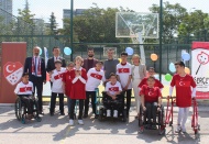 Serabral palsi futbolunun başlangıcının işaret fişeği yakıldı
