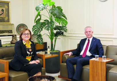 Şahin, İstanbul Valiliği’ne atanan Gül’ü ağırladı