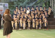 Hazırlık sınıfı öğrencileri mezun oldu