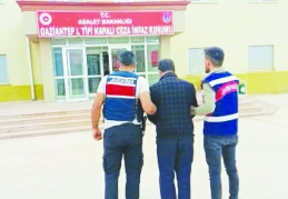 19 yıl hapis cezası bulunan hırsızlık şüphelisi yakalandı