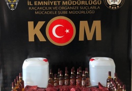 82 kilo kaçak nargile tütünü ele geçirildi