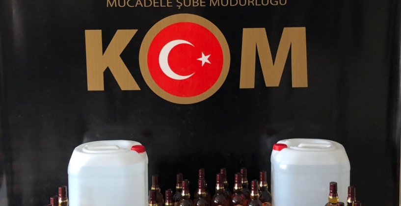 82 kilo kaçak nargile tütünü ele geçirildi