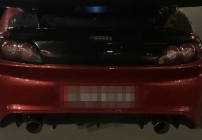 Park içerisinde drift atan sürücüye 33 bin lira ceza