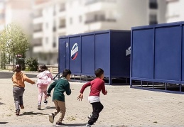 Deprem bölgesinde çocukların hijyenik tuvaletlere erişmesine destek veriliyor