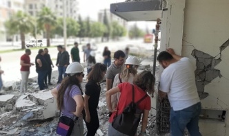 Gölbaşı ve Adıyaman deprem bölgelerinde inceleme yaptılar