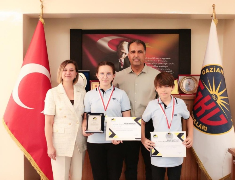 Matematik ve fen yarışmalarında derece elde ettiler