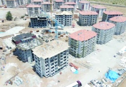 “İslahiye ilçesinde devam eden proje 17 blok olmak üzere 399 konutu kapsıyor”