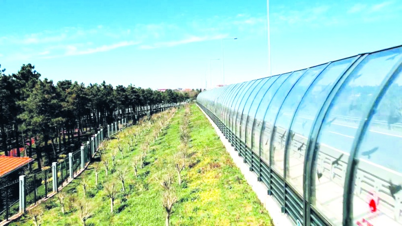 Gaziantep’te 18 bin 336 metrekare gürültü bariyeri projesi sürüyor