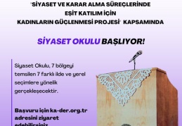 KA.DER Kadın Adayları Yerel Seçimlere Hazırlıyor