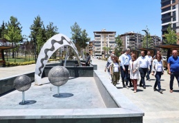 Spor alanları, akıllı cihazlarla donatıldı