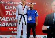 Rüzgar Yalçın, Gençler Türkiye Taekwondo Şampiyonasında Türkiye ikincisi oldu