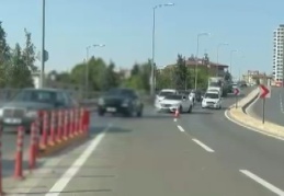 Şerit ihlali yapan sürücülere ceza uygulandı