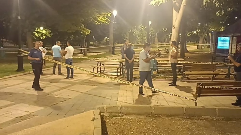 Bekçilere bıçakla saldırdı, bekçiler vurarak öldürdü