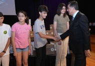 Yüzde 1’lik dilime girme başarısı gösteren tüm öğrencilere dizüstü bilgisayar