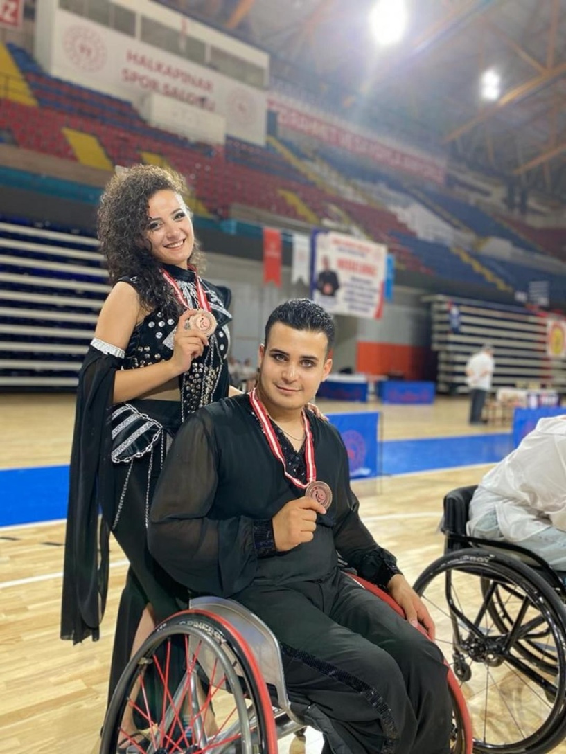 Tekerlekli Sandalye Dans Sporu’nda üçüncü oldular