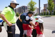 42 bin öğrenci, uygulamalı trafik eğitimi aldı