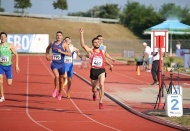 Salih Teksöz 800 metre branşında 1:47.95’lik derecesiyle birinci oldu