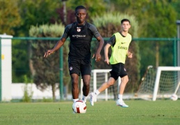 Max Gradel ilk kez takımla antrenmana çıktı