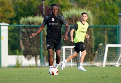 Max Gradel ilk kez takımla antrenmana çıktı