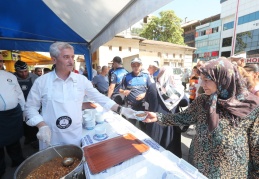 Aşure ikramı başladı