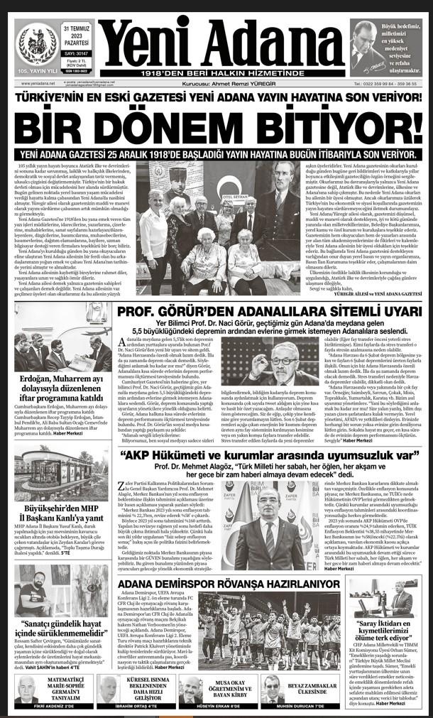 "105 Yıllık Çınar yok oldu"